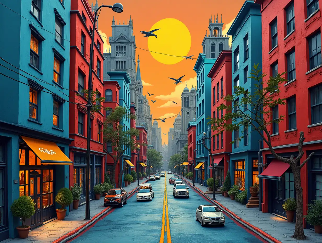 Art Generator surreal City