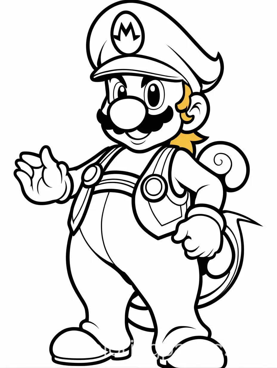 Lemmy-Koopa-in-Bodycon-Dress-and-Heels-Coloring-Page