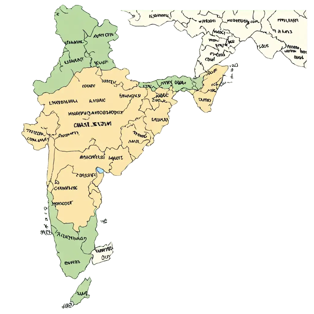 Indian-Political-Map-PNG-for-Clear-HighQuality-Image-Representation