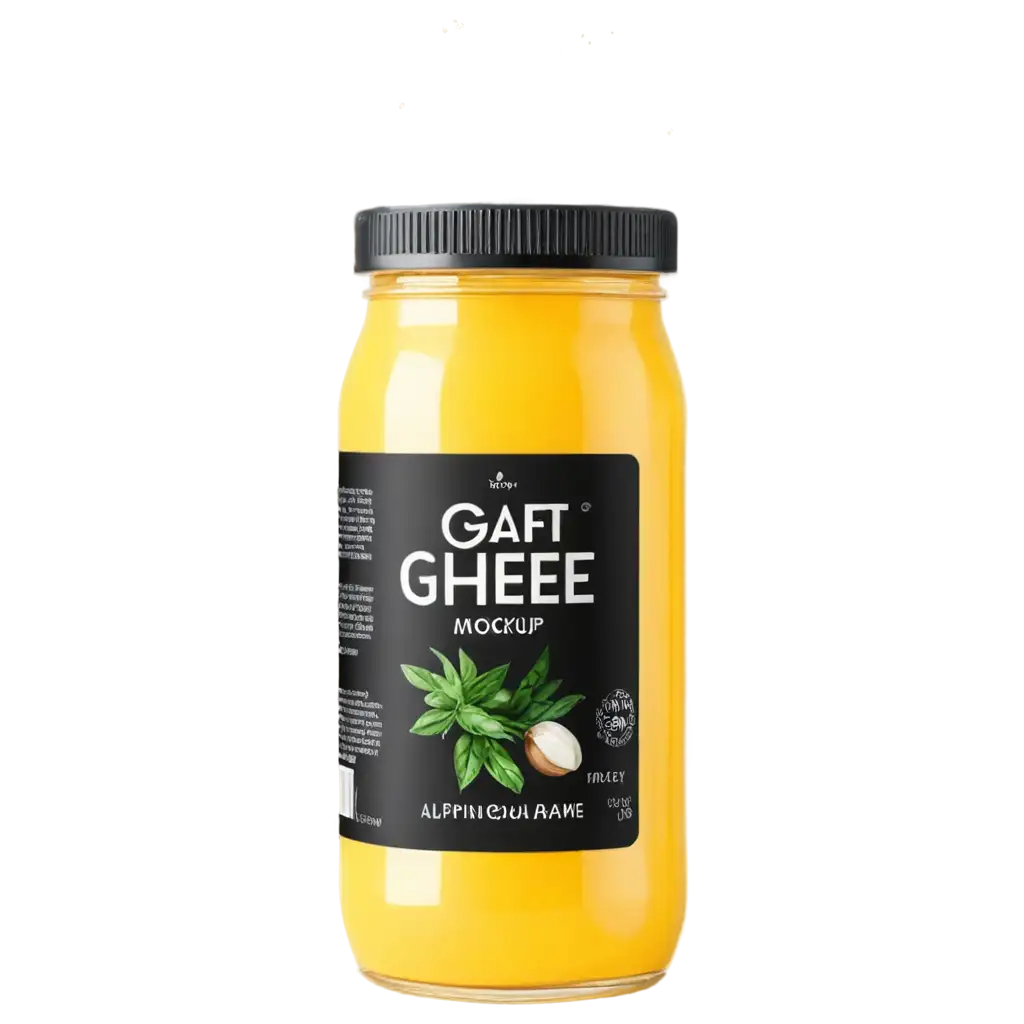 PNG-Goat-Ghee-Mockup-Plastic-Jar-with-Alpine-Goats-Farms-Branding