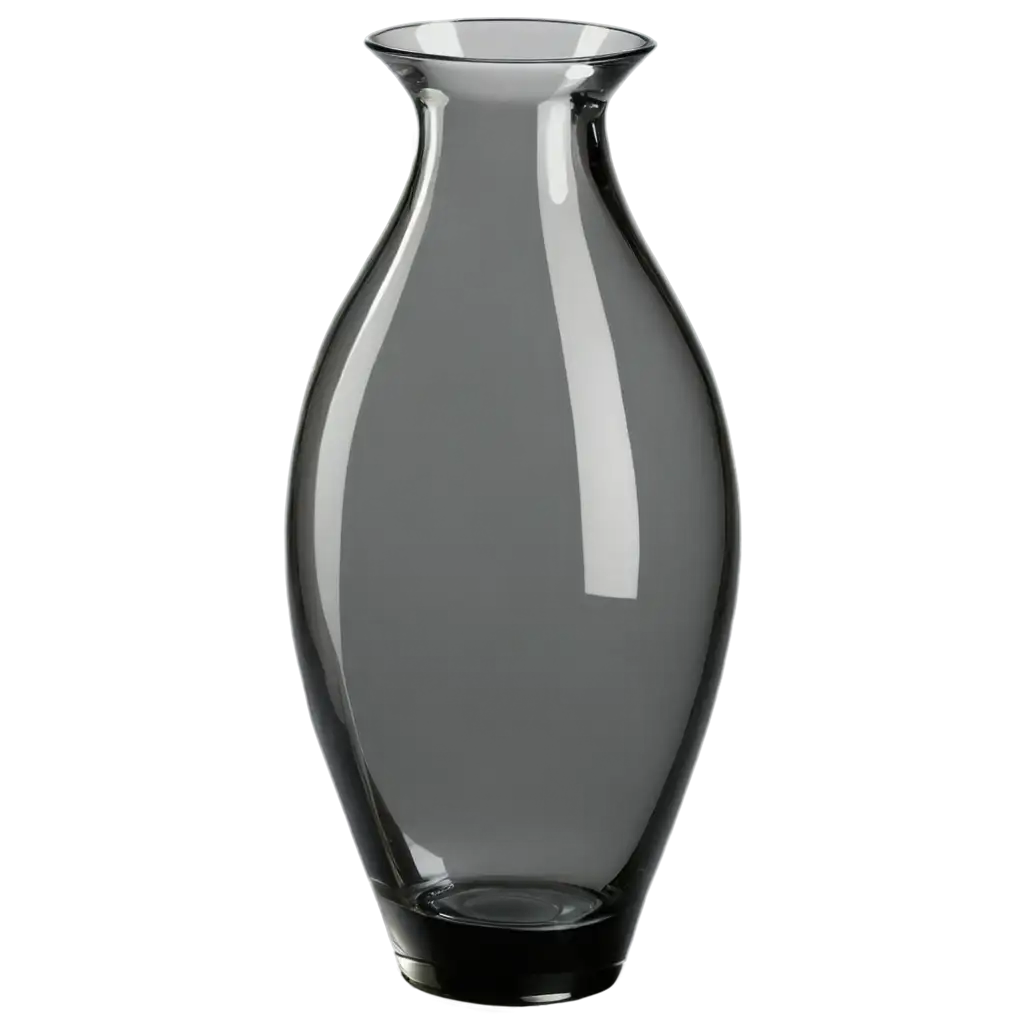 beautiful clear vase