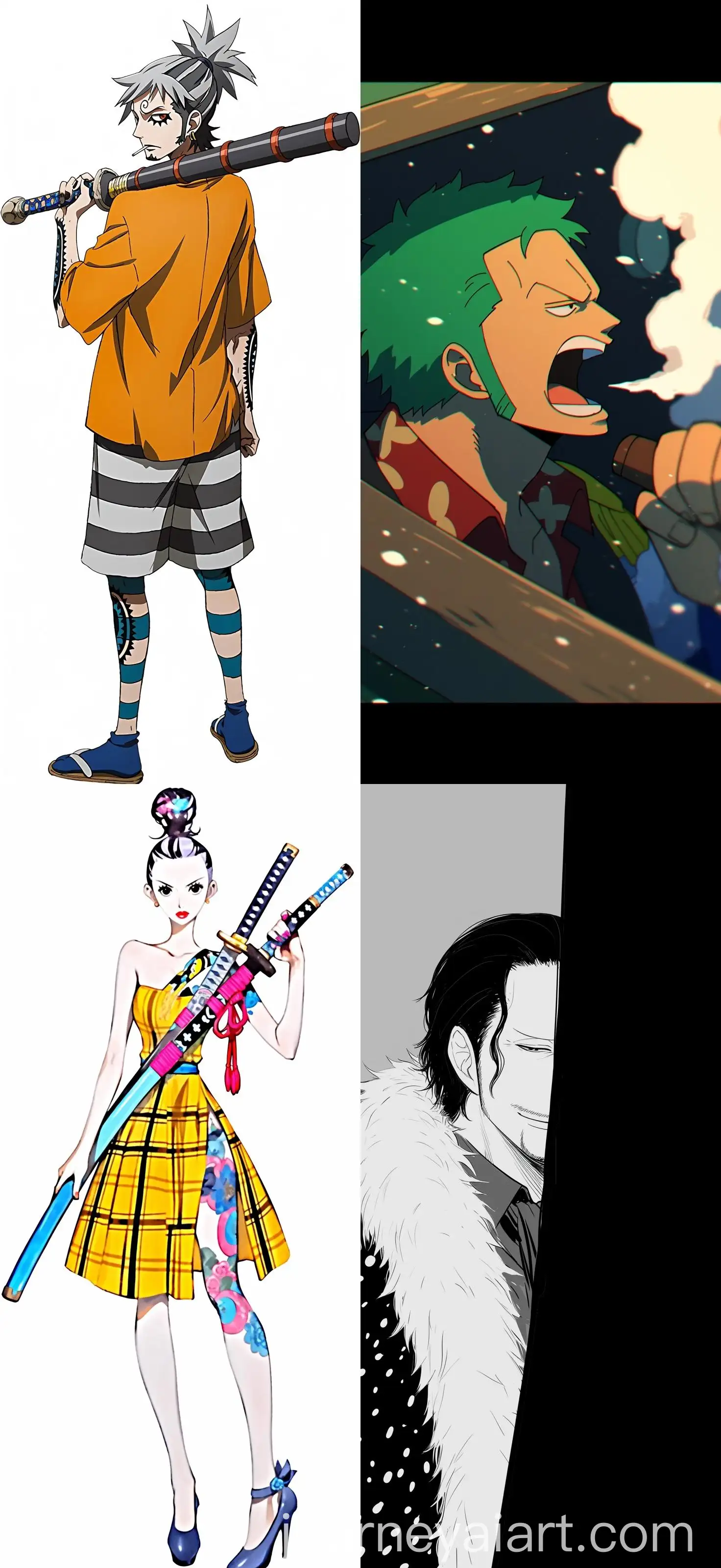 AnimeInspired-Pirate-Character-with-Sharp-Features-and-Meticulously-Styled-Hair