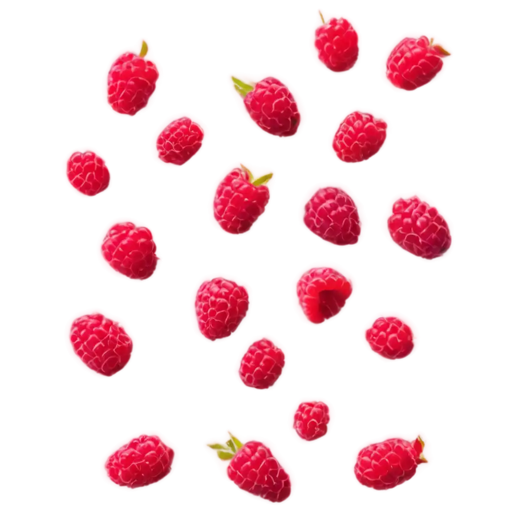 Slightly-Blurry-Raspberries-PNG-Image-for-Creative-and-Commercial-Use