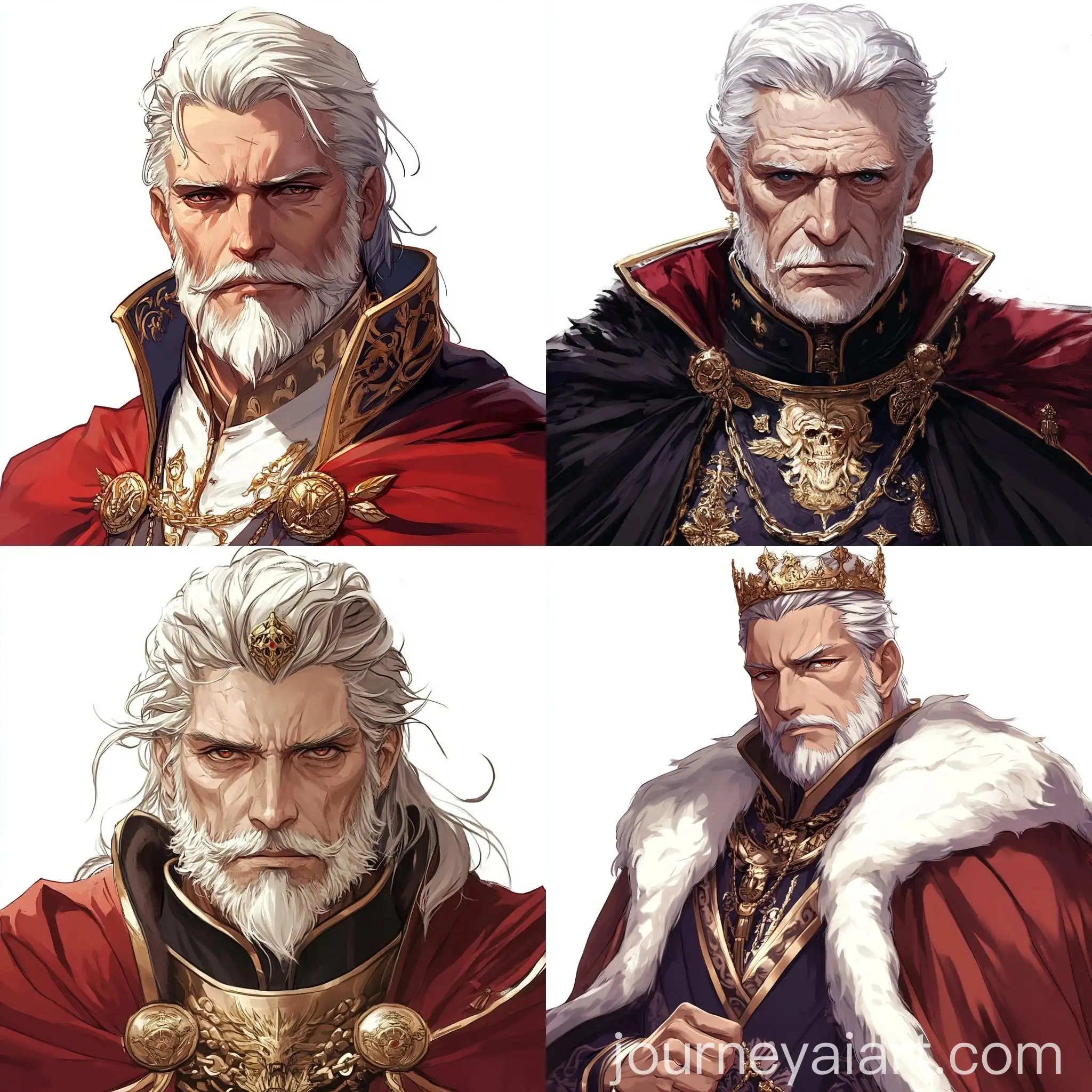 SemiRealistic-Anime-Style-Portrait-of-an-Arrogant-Old-King-with-Ember-Hair-and-Eyes