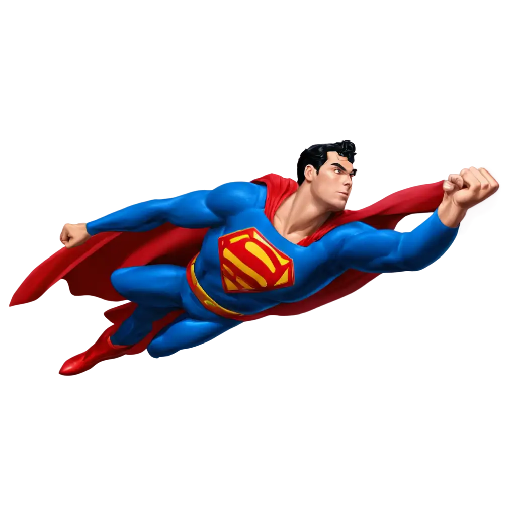 Superman-Flying-PNG-Image-HighQuality-Transparent-Background-for-Versatile-Usage