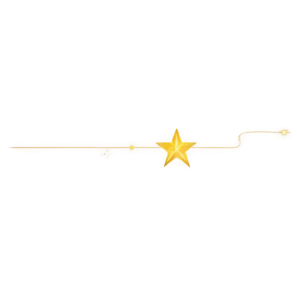 Star-with-Magic-Wand-and-Sparkles-PNG-Image-in-Yellow-and-Gold-HighQuality-Transparent-Background