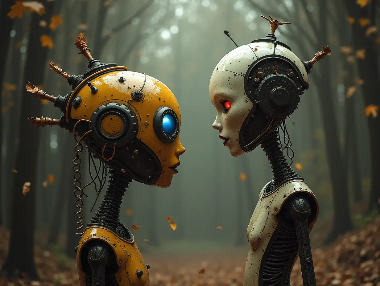 Surrealist questions for the artificial unconscious Steampunk