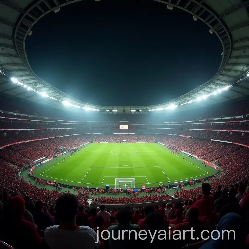 Stade-Mohammed-V-Night-Match-with-Raja-Casablanca-Fans