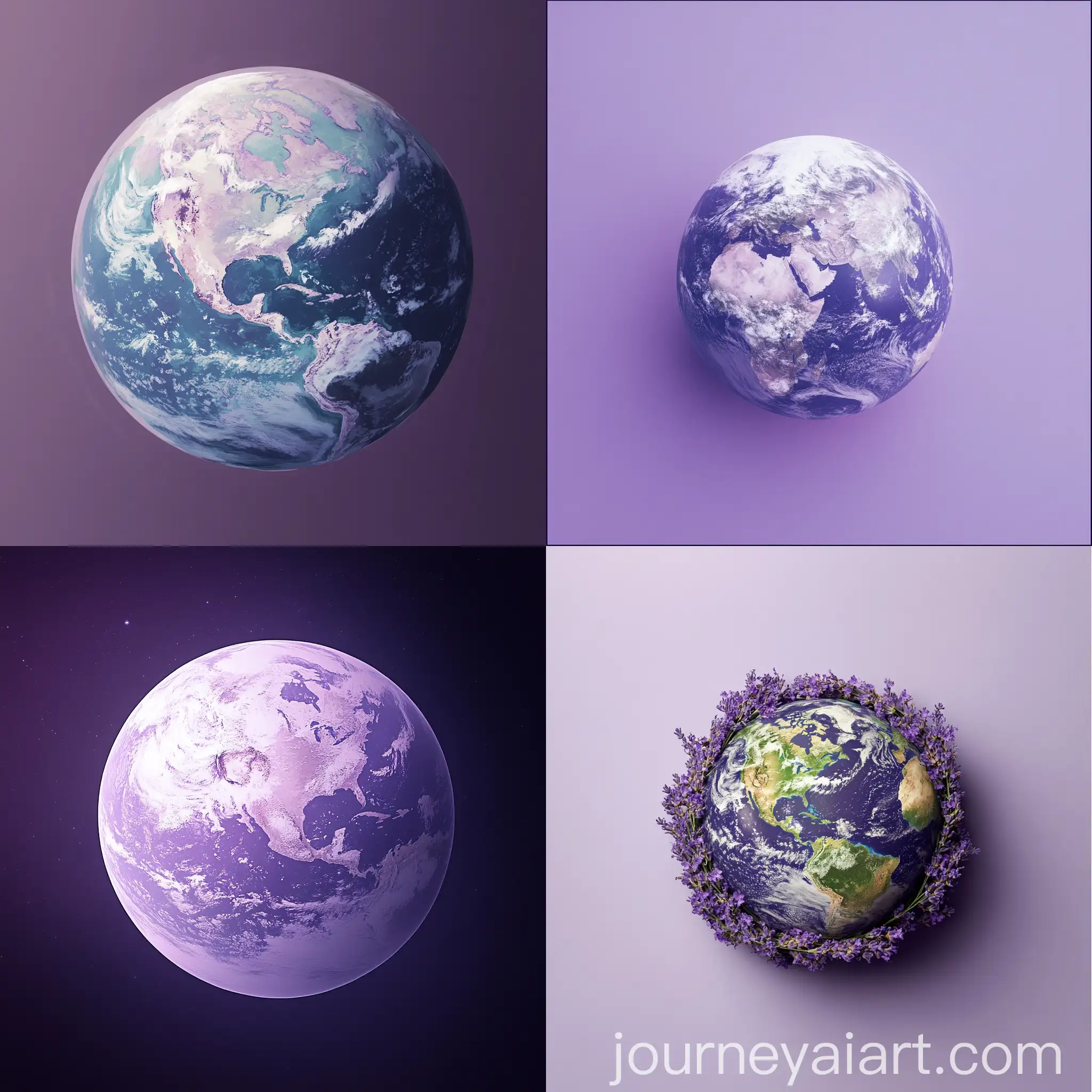 Realistic-Earth-on-Light-Lavender-Background