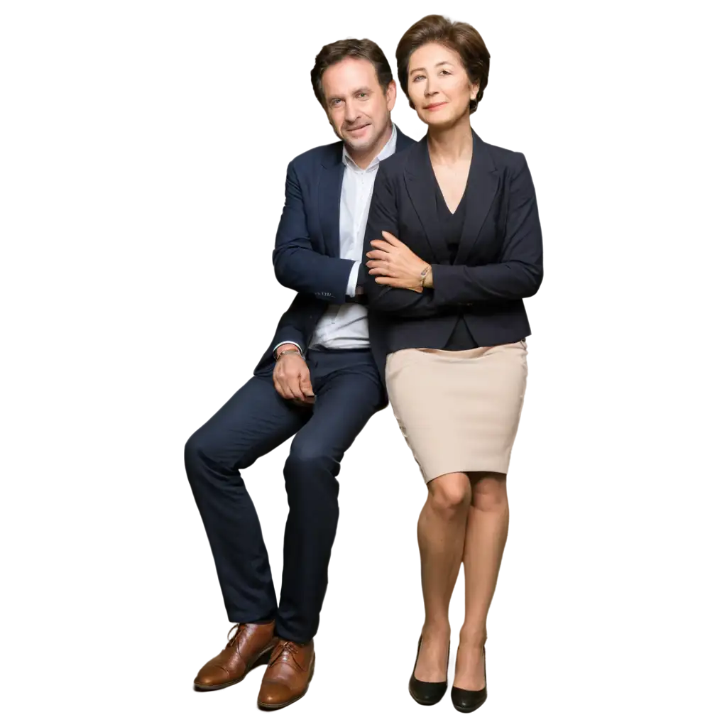 Investor-Couple-PNG-Image-HighQuality-Transparent-Visual-for-Financial-and-Business-Themes