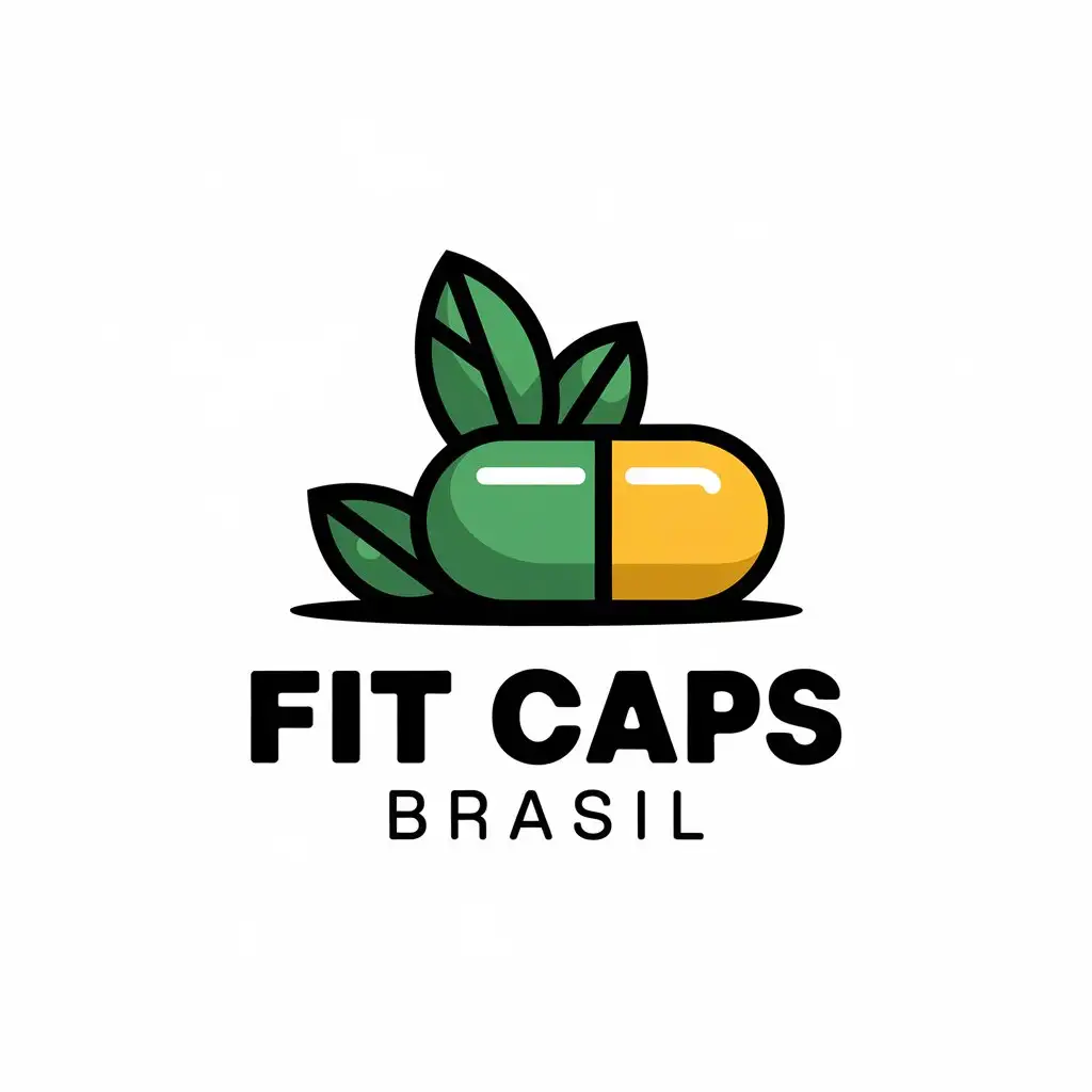 LOGO Design For Fit Caps Brasil Capsules and Nature Theme for Sports Fitness Industry