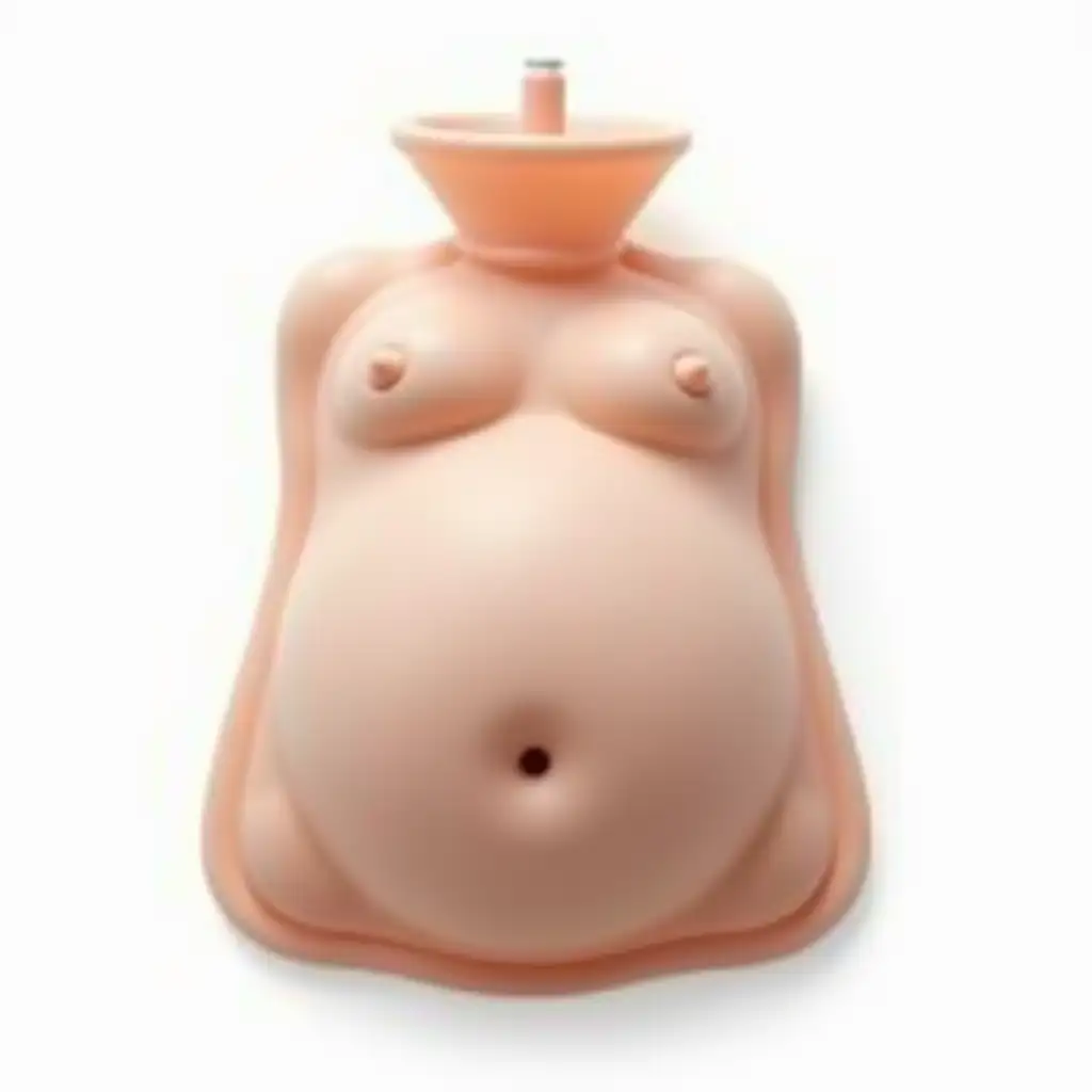 HyperRealistic-Human-Belly-Hot-Water-Bag-Design-with-Visible-Navel