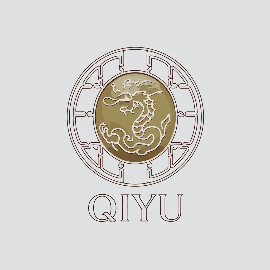 LOGO-Design-for-QIYU-Minimalistic-Vector-Logo-with-Strange-Jade-Imagination-Theme