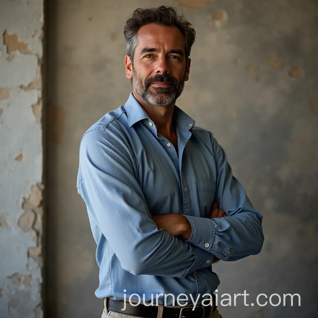 Stylized-Portrait-of-a-Man-in-Contemporary-Art-Style