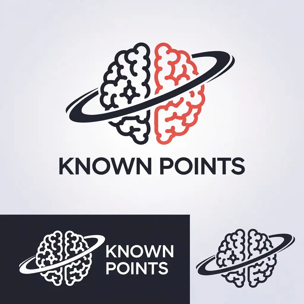 LOGO-Design-for-Known-Points-Planet-and-Its-Brain-Symbol-in-Education-Industry