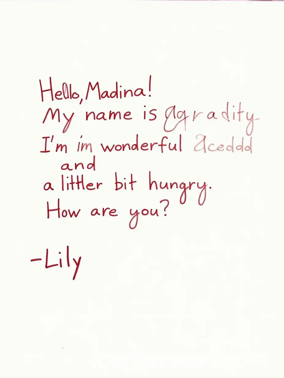 Cartoon-Letter-from-Lily-to-Madina-with-Friendly-Message