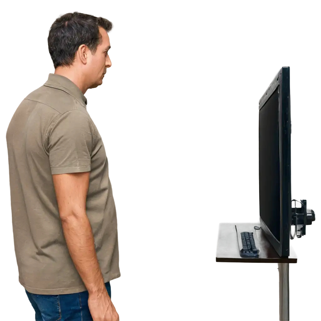 HighQuality-PNG-Image-of-a-Man-Looking-at-Television-for-Versatile-Applications