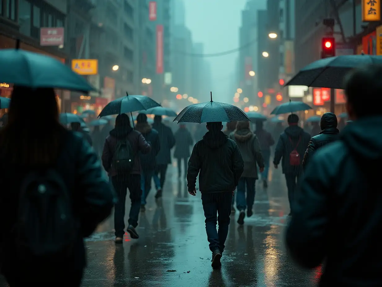 Cinematic-Action-Noir-Film-Scene-with-Panicked-Crowds-and-Heavy-Rain