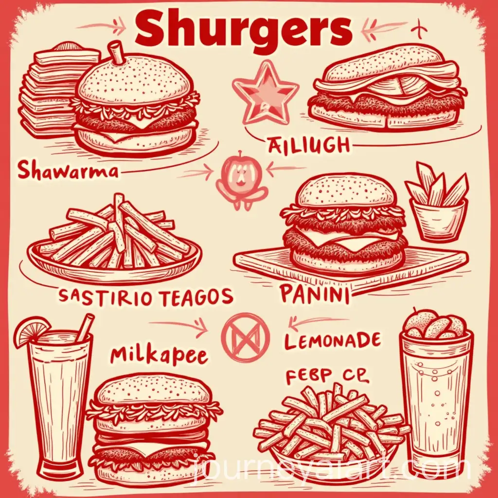 RedThemed-Menu-with-Burgers-Shawarma-Panini-and-Refreshing-Drinks