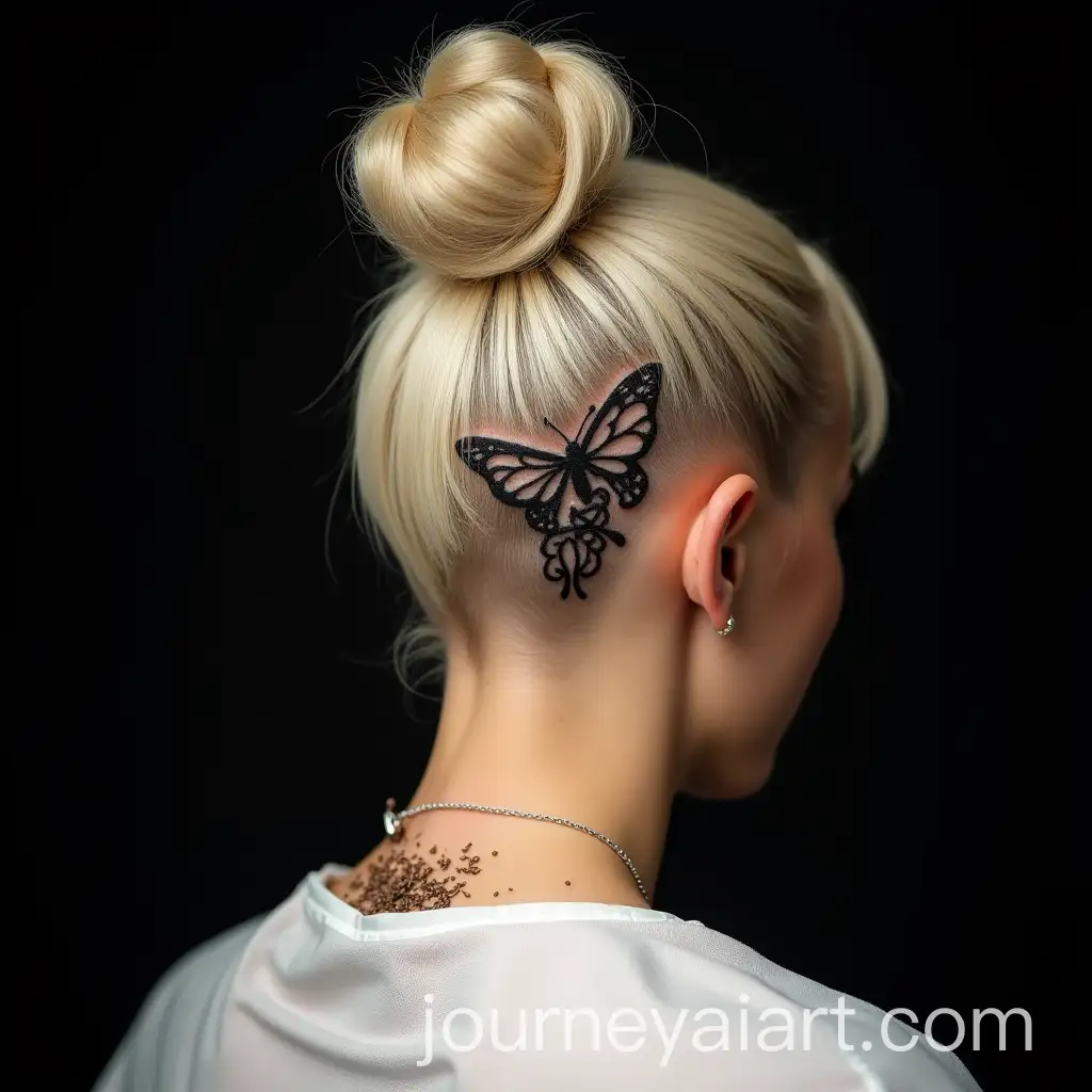 Young-Woman-with-Intricate-Butterfly-Hair-Design-and-Stylish-Bun