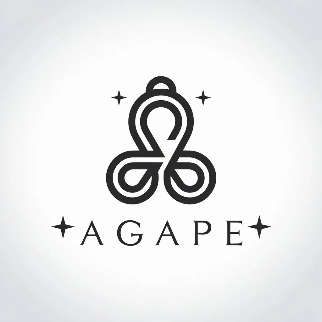 LOGO Design for Agape Simple Mysterious HighEnd Clothing and Daily Necessities