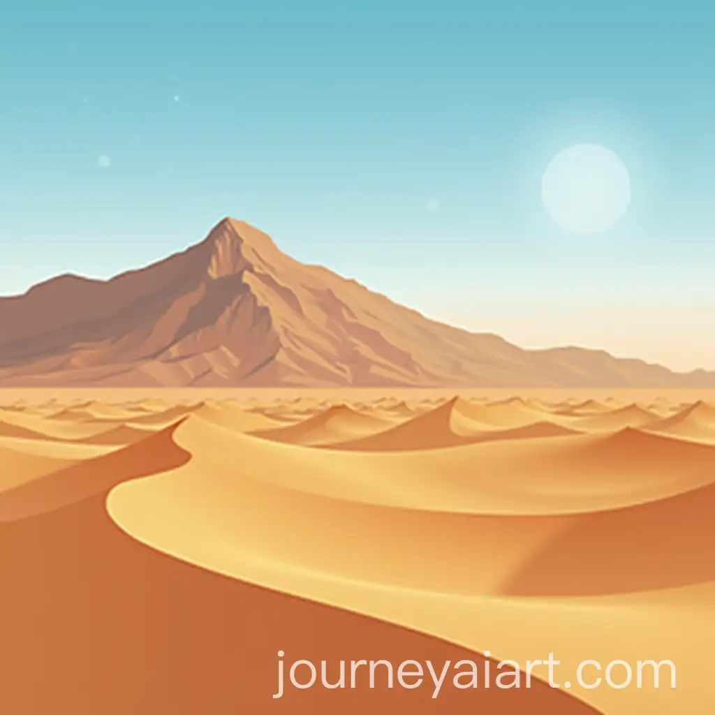 Tuwaiq-Mountain-and-Rub-al-Khali-Desert-Landscape-in-Saudi-Arabia-Vector-Art