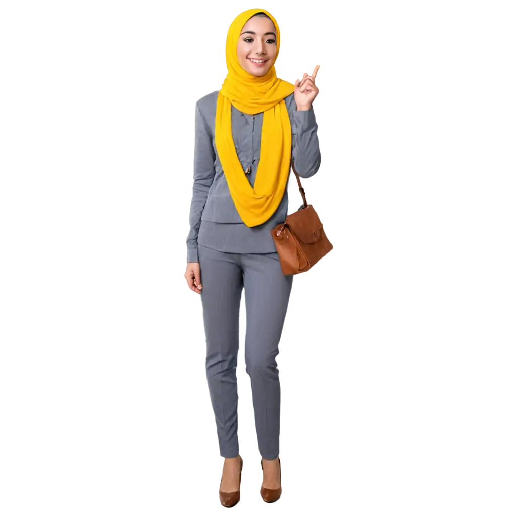 Yellow-Hijabi-Women-PNG-HighQuality-Transparent-Image-for-Diverse-Uses