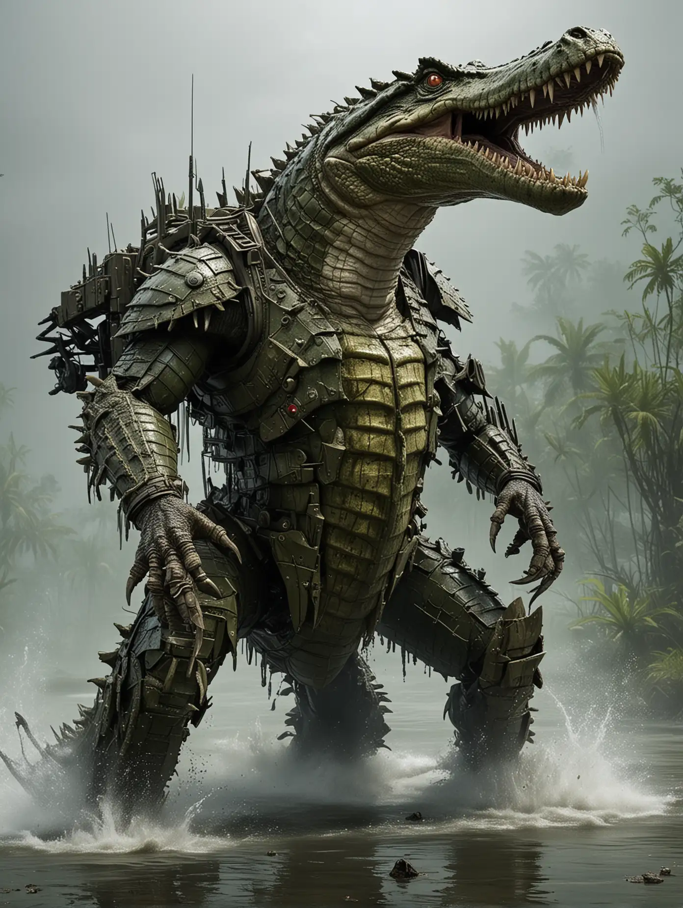 Crocodile-Hybrid-Assault-Vehicle-in-a-Swamp-Battlefield