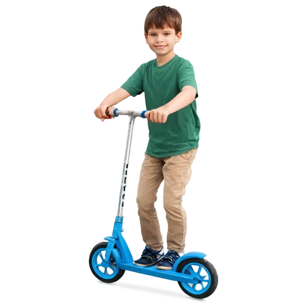 Kid-Scooter-PNG-Image-for-3-to-5YearOld-Boys-Riding-High-Quality-and-Clarity