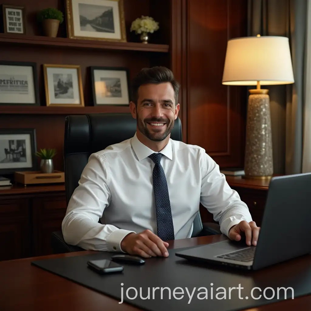 Confident-Investor-with-Excellent-Fitness-Working-in-a-Luxurious-OfficeAI-Image-Prompt-Expansion