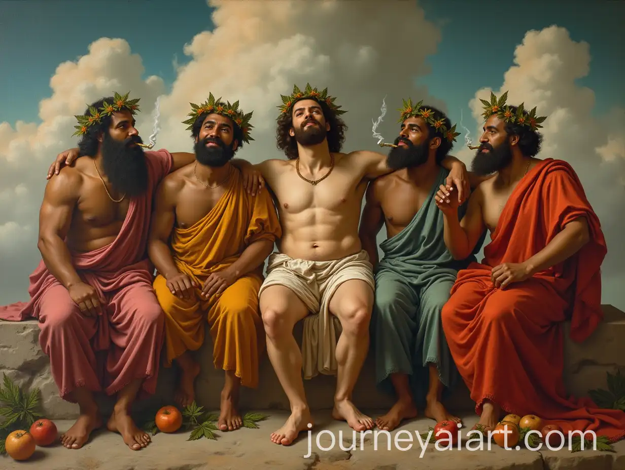 Ancient-Greek-Gods-and-Goddesses-Smoking-in-Heavenly-Abundance