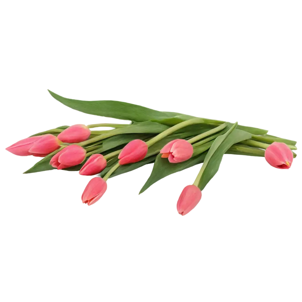 Lush-Tulips-PNG-Image-HighQuality-Transparent-10Piece-Floral-Design