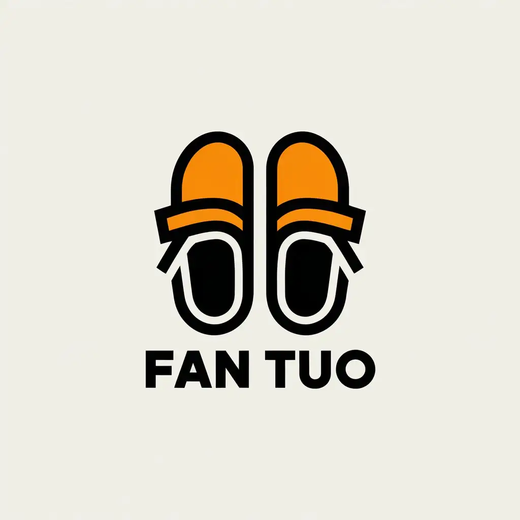 Logo-Design-for-FAN-TUO-Modern-Vector-Logo-with-Slippers-Theme