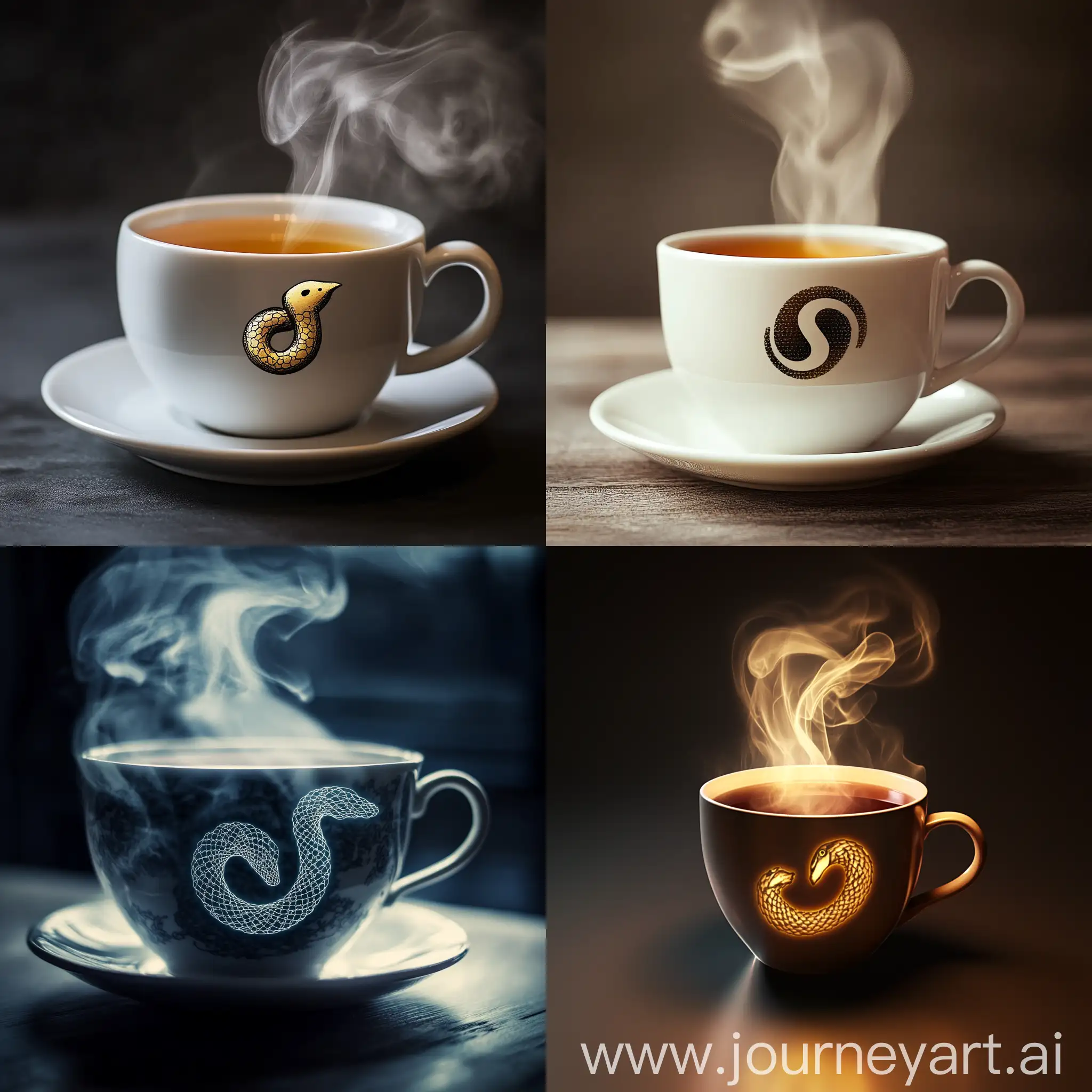 Tea-Cup-with-Python-Language-Logo-in-Steam