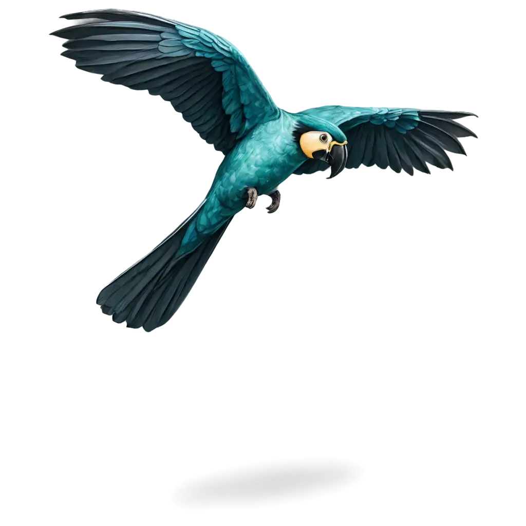 Stylized-Tropical-Arara-Flying-PNG-Vibrant-and-HighQuality-Image-for-Various-Digital-Uses