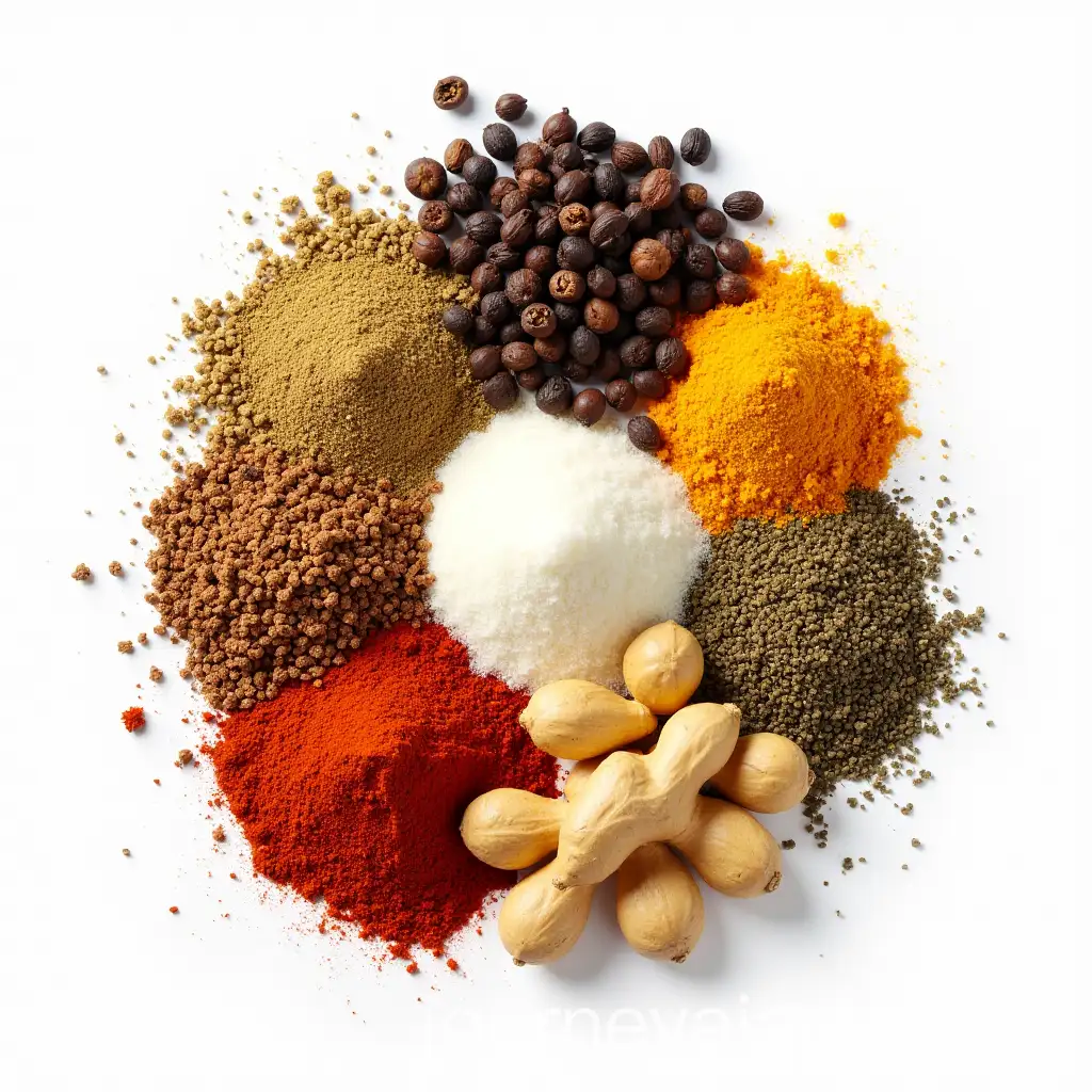 Assorted-Spices-Including-Cumin-Black-Pepper-Nutmeg-Cardamom-Cloves-Ginger-Paprika-and-Thyme