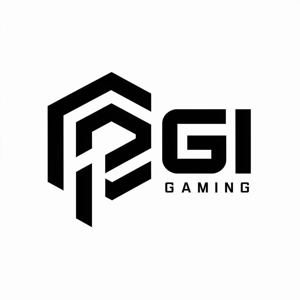 a logo design,with the text "PGi", main symbol:PGi,complex,be used in games industry,clear background