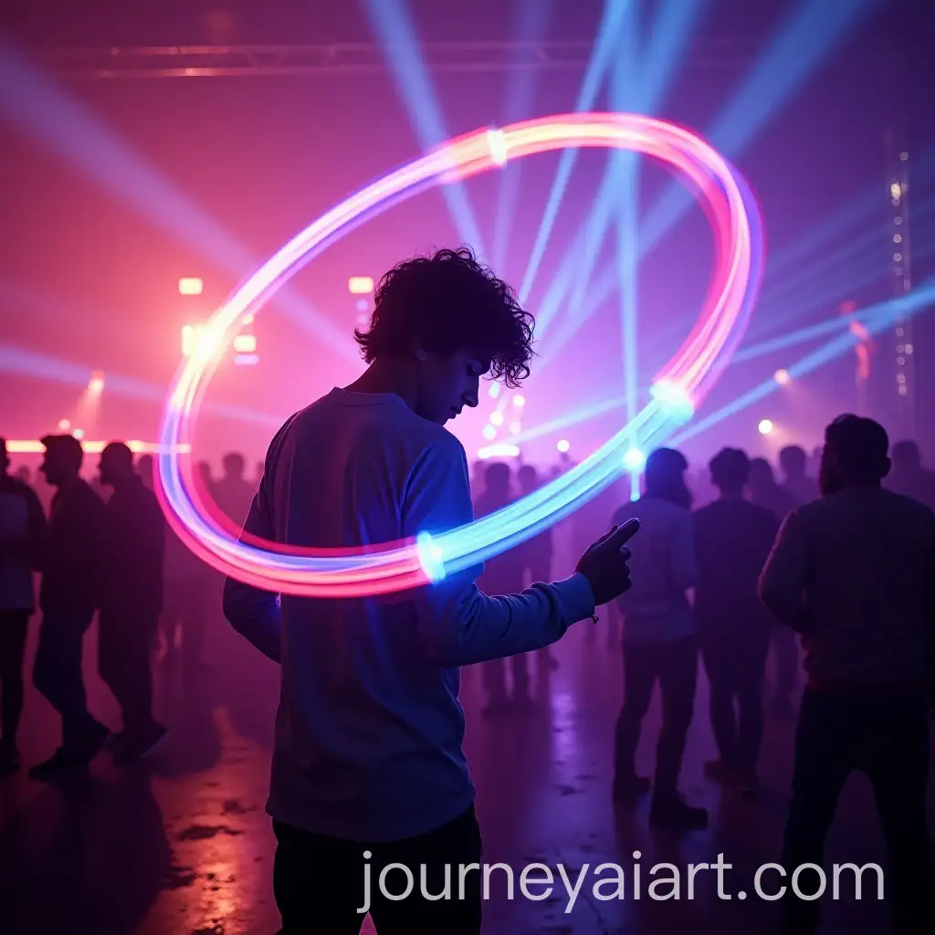 Young-Man-Spinning-Glow-Stick-at-Vibrant-Rave-Party