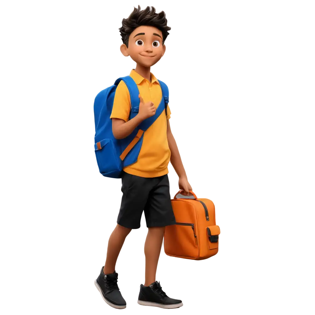 Real-Carton-Boy-Going-to-School-PNG-Image-Enhancing-Educational-Visual-Content