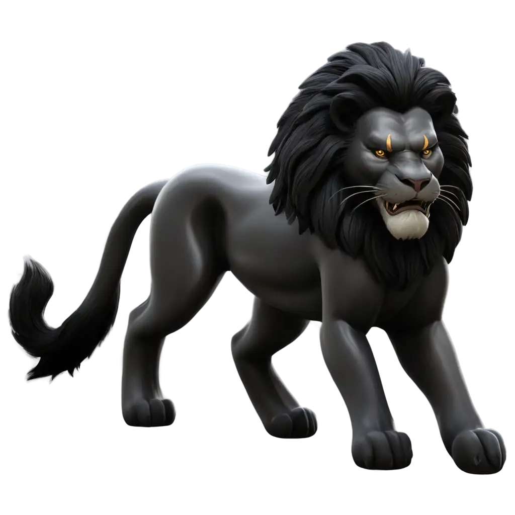 Black-Lion-3D-PNG-Image-Majestic-and-Detailed-Render-for-Creative-Projects