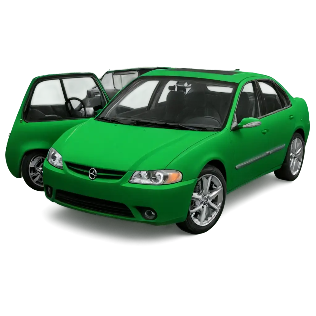 Green-Car-PNG-Image-HighQuality-Transparent-Background-for-Versatile-Usage