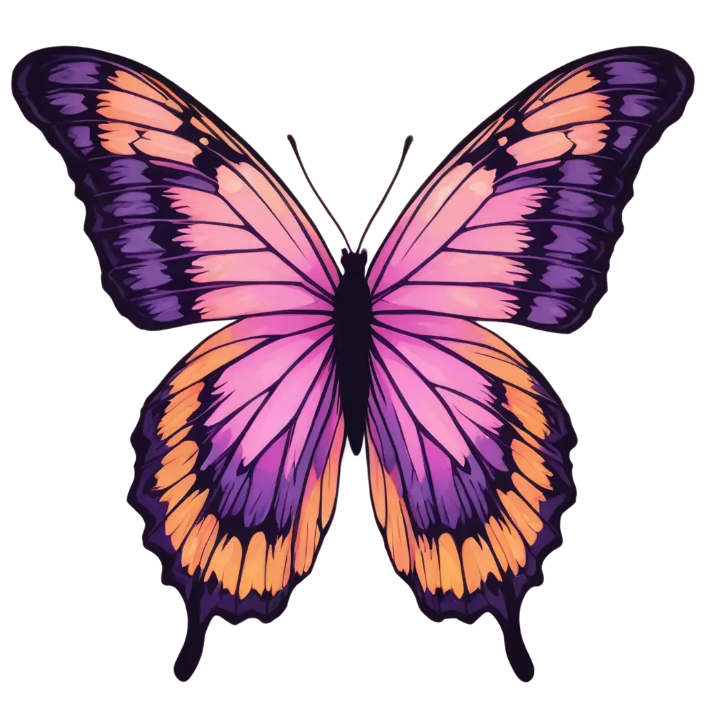 Colorful-Symmetrical-Butterfly-PNG-Image-Vibrant-Clipart-Art-for-Versatile-Designs