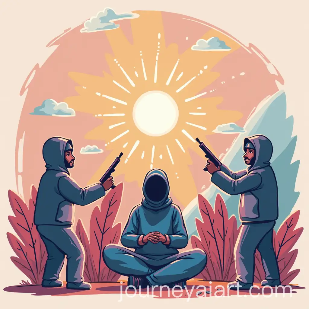 Campaign-Poster-in-Computer-Graphics-Style-Preventing-Extremism-and-Terrorism