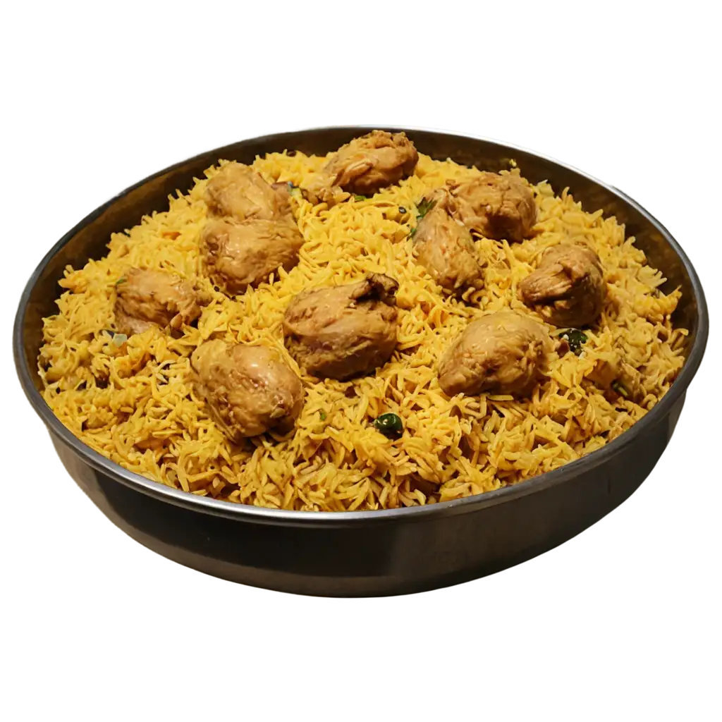 Delicious-Chicken-Biryani-PNG-Image-Perfect-for-Culinary-Art-and-Design-Projects