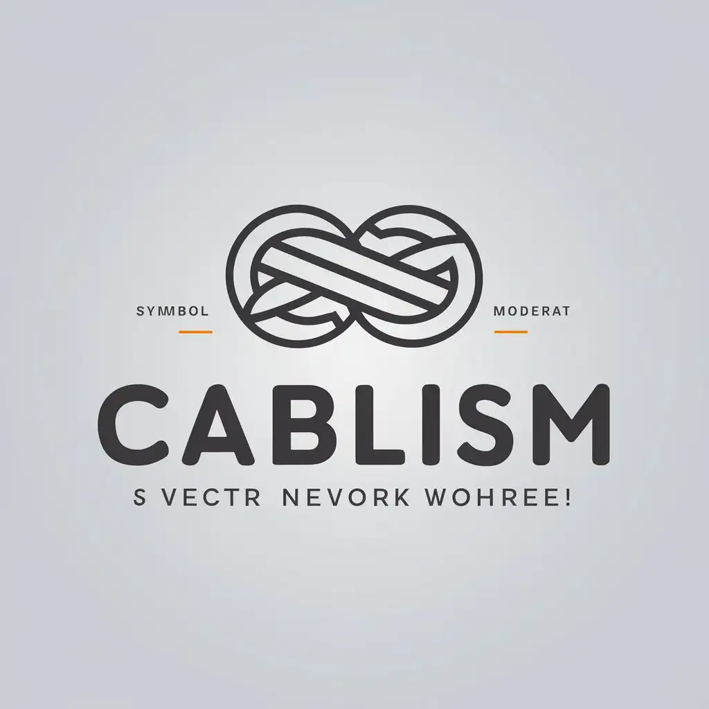 LOGO-Design-For-Cablism-Network-Woven-Captions-in-Modern-Style