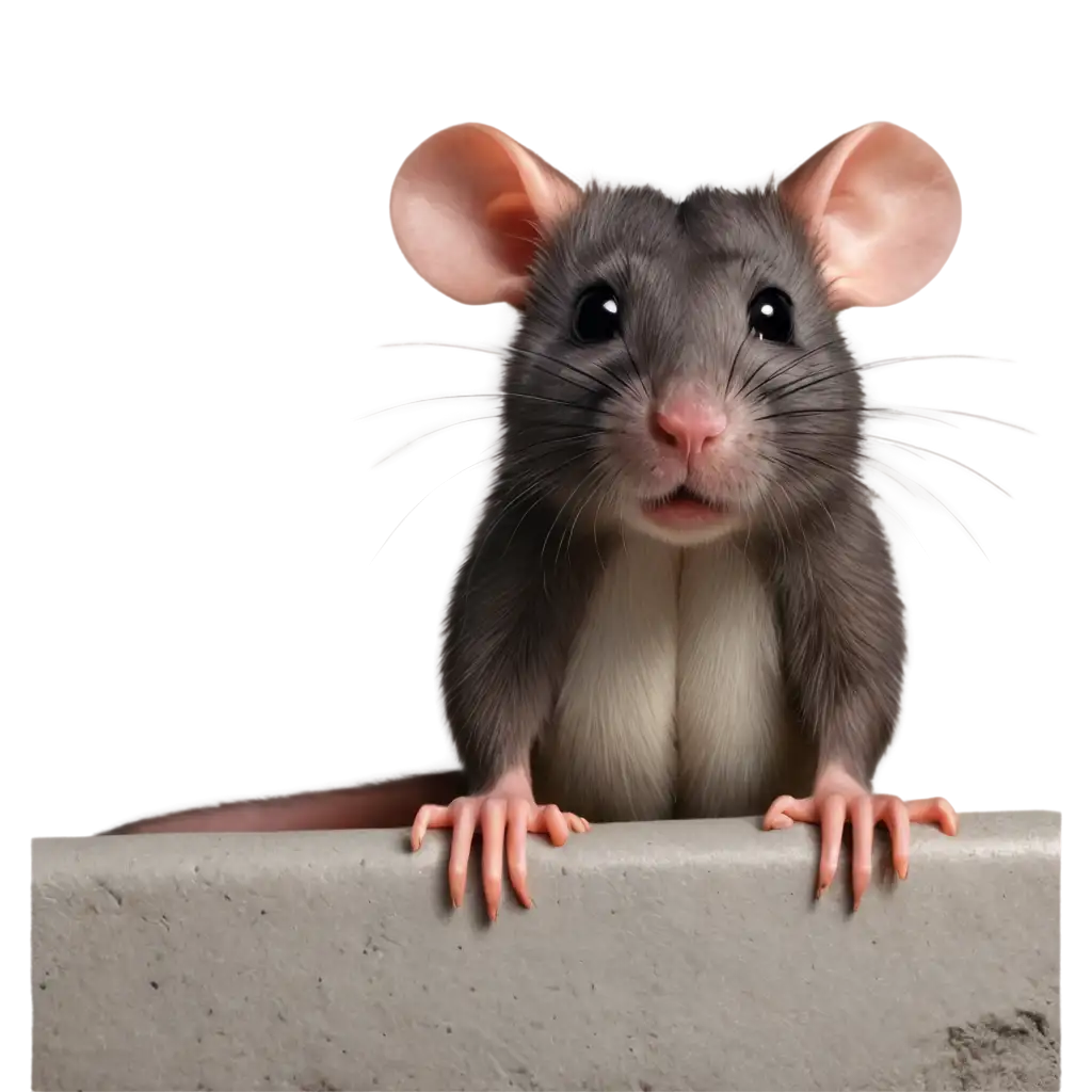 Cartoon-Rat-PNG-Image-Looking-Over-a-Wall-HighQuality-Transparent-Artwork