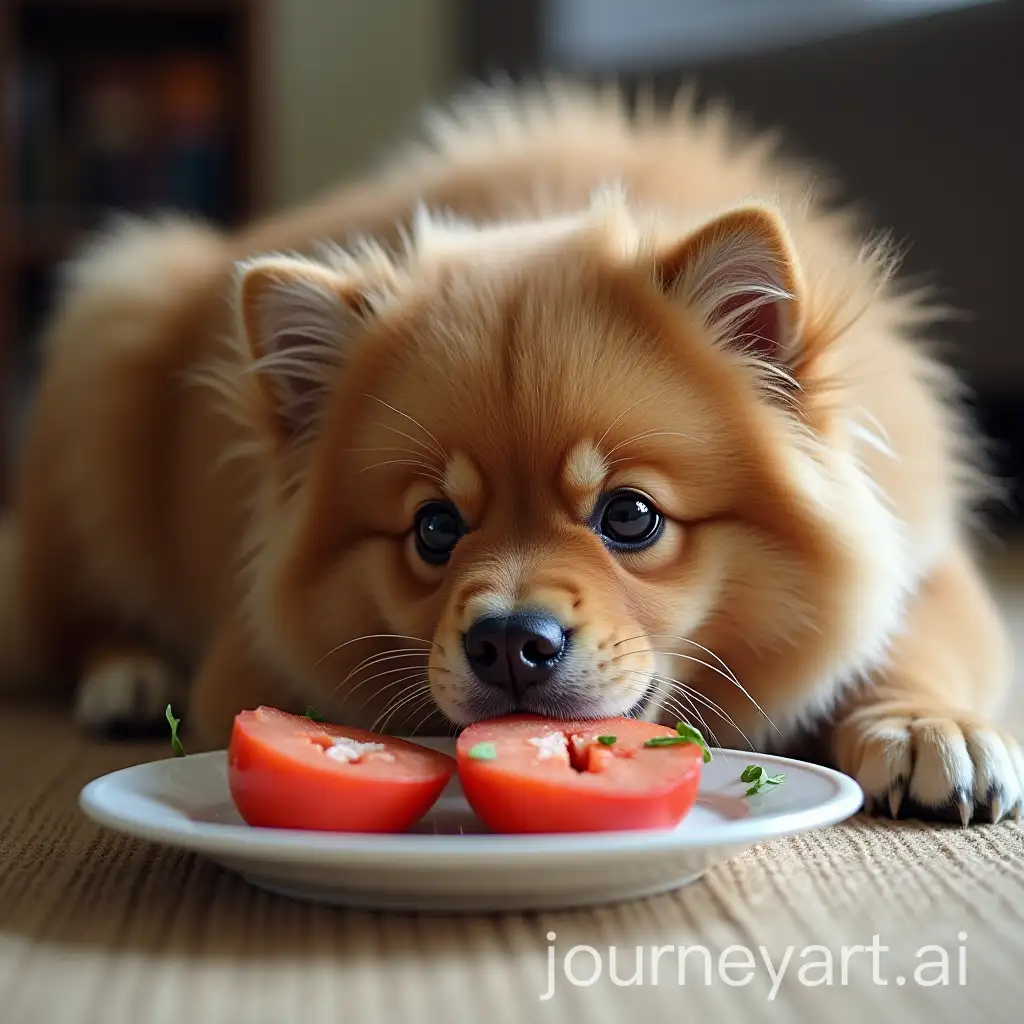 Playful-Cat-Enjoying-a-Meal-in-a-Cozy-Home-Setting