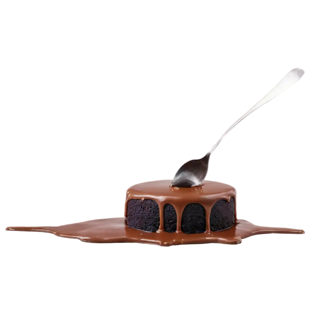 Melting-Cake-PNG-Captivating-Visual-of-a-Delectable-Dessert-in-Liquid-Form