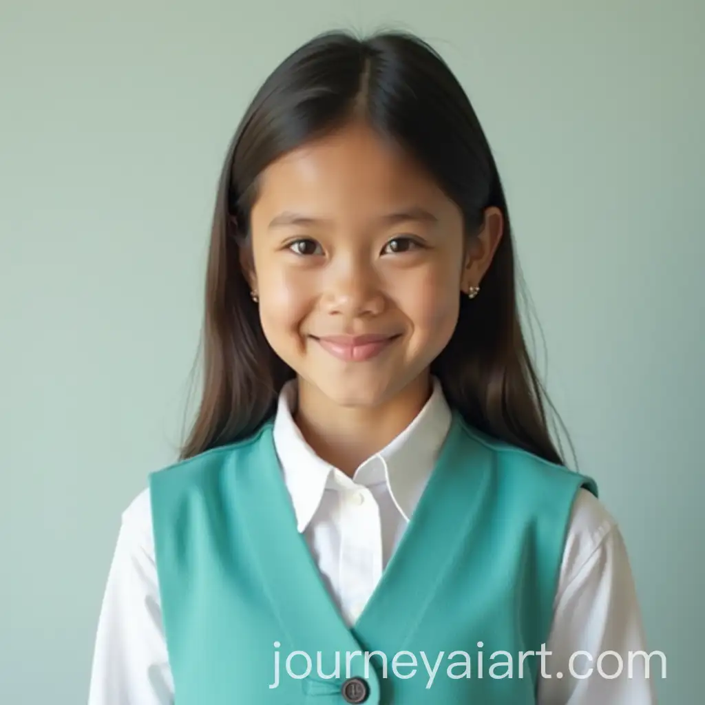 Girl-in-White-Shirt-with-Turquoise-Vest-Square-Aspect-Ratio