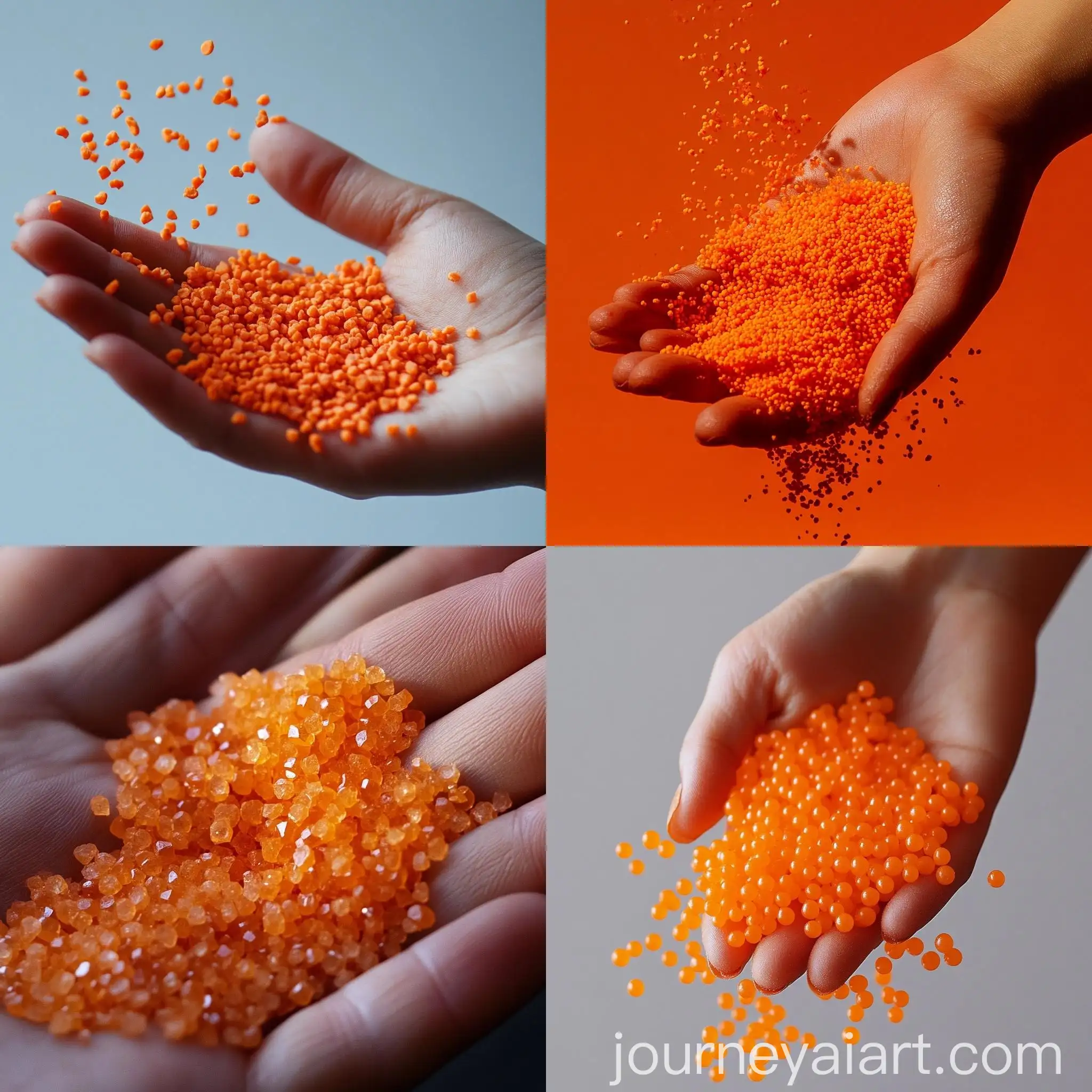 Orange-Polymer-Granules-Hand-Holding-V-61